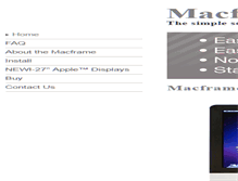 Tablet Screenshot of macframes.com